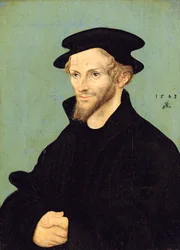 Retrato de Philipp Melanchthon (1479-1560), 1543